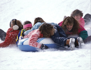 snowtubing