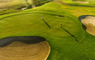 Green west Michigan golf course