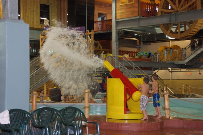 Indoor Water Park in Michigan Gold Rush Waterpark Double JJ